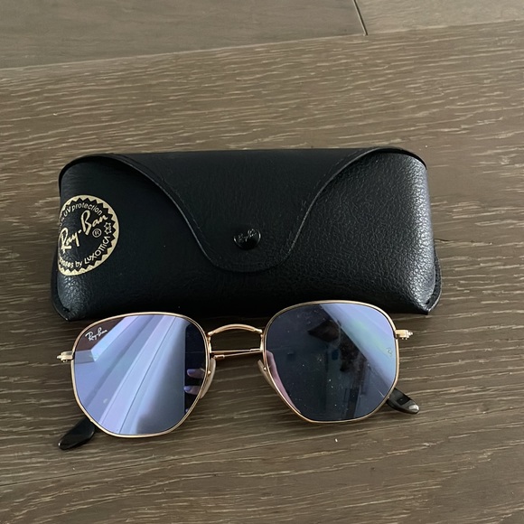 Ray ban mirrored hexagonal sunglasses - Picture 4 of 4